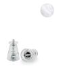 Feuilles salt grinder in clear crystal - Lalique